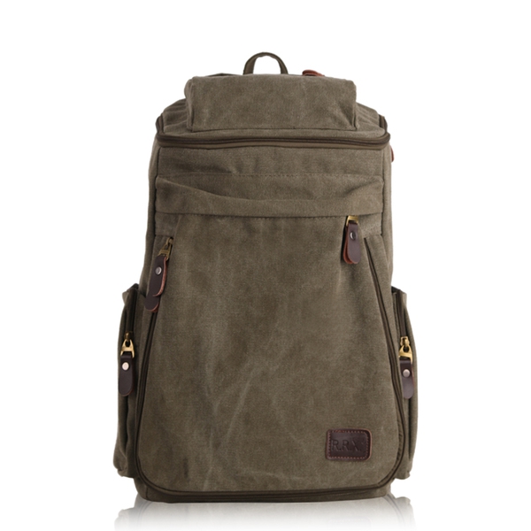 Ανδρικά σακίδια σε καφέ και πράσινο χρώμα - 2 μοντέλα