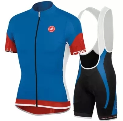 Мъжки цветни спортни екипи за колоездене с къс ръкав - 5 модела 
