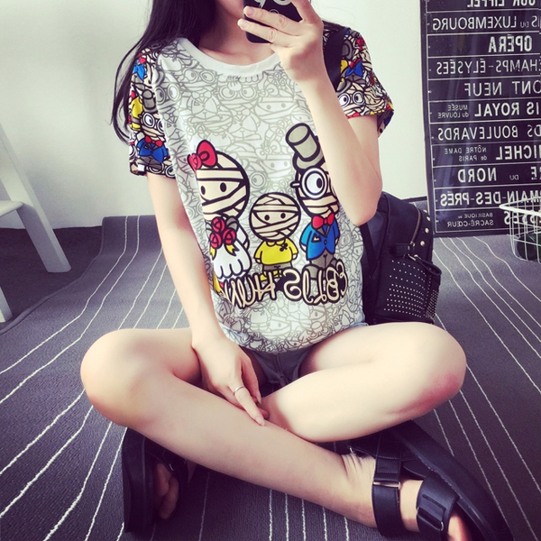 Дамска сладка тениска HELLO KITTY