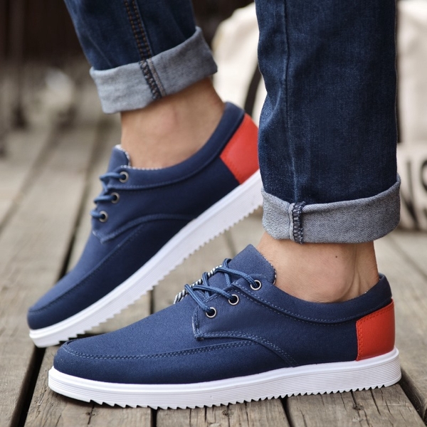 Обувки за бягане - мъжки в три модела - черни, сини, сиви