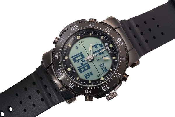 LED мултифункционални спортни мъжки часовници 