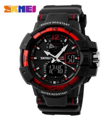 Ανδρικό ρολόι με διπλή οθόνη 5 χρωμάτων