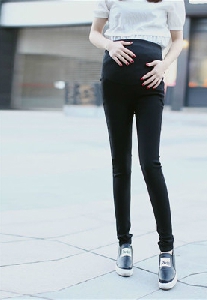 Пролетни цветни панталони тип Slim за бременни-пет цвята.