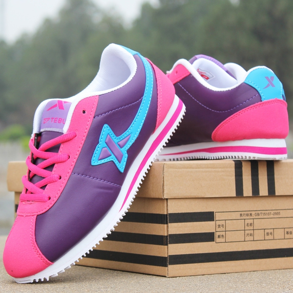 Дамски спортни обувки - подходящи за спорт, бягане, разходки и джогинг - 3 модела в розови, бели и лилави цветове