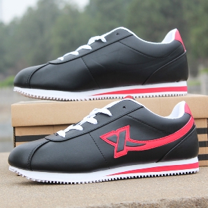 Мъжки обувки подходящи за спорт, бягане, джогинг и ежедневие - червени, сини, черни - топ модели