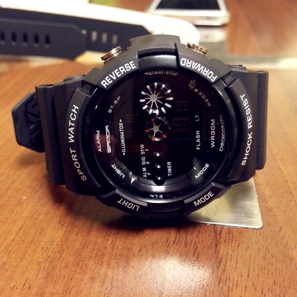 Ανδρικά ηλεκτρονικά ρολόγια 3 χρώματα