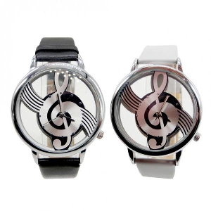 Дамски часовници черен и бял цвят