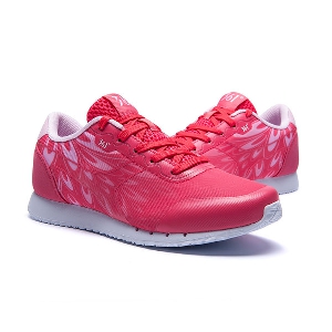 Дамски спортни обувки за бягане - розовим жълти, зелени и сиви 