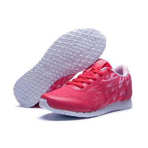 Дамски спортни обувки за бягане - розовим жълти, зелени и сиви 