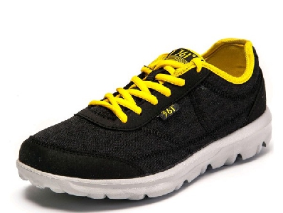 Обувки за бягане и спорт - 3 модела за мъже - черни, сини и сиви от изкуствена кожа и подметка каучук