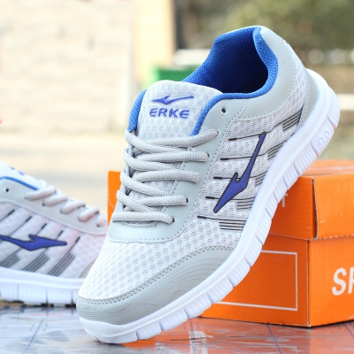 Мъжки маратонки подходящи за джогинг, бягане, спорт и ежедневие - сиви, сини, черни - мрежести и нехлъзхащи се