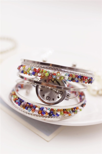 Γυναικεία  ρολόγια βραχιόλι τύπου 4 χρώματα