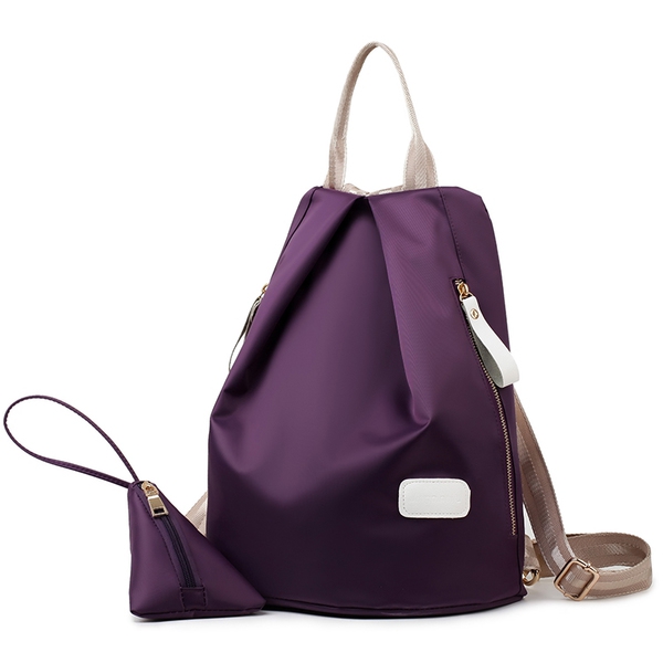 Σετ  τσάντα πουγκί σε μοβ, κόκκινο, φούξια, μπλε και μαύρο