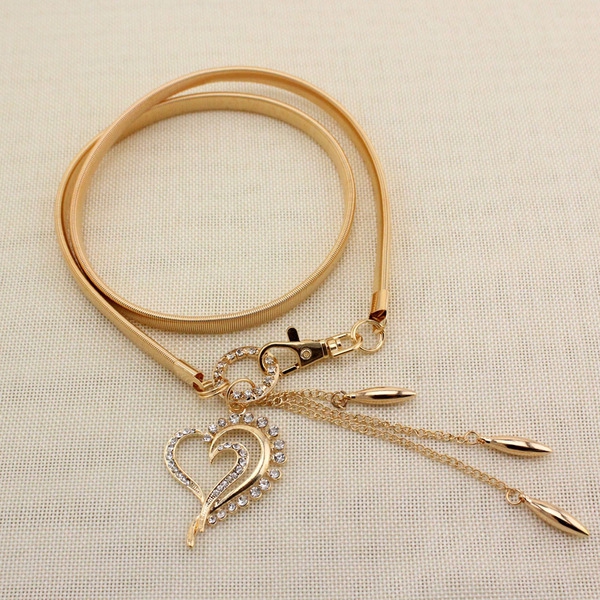 Дамски колани в златист и сребрист цвят - 18 модела