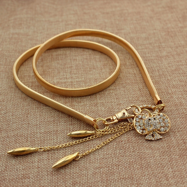 Дамски колани в златист и сребрист цвят - 18 модела