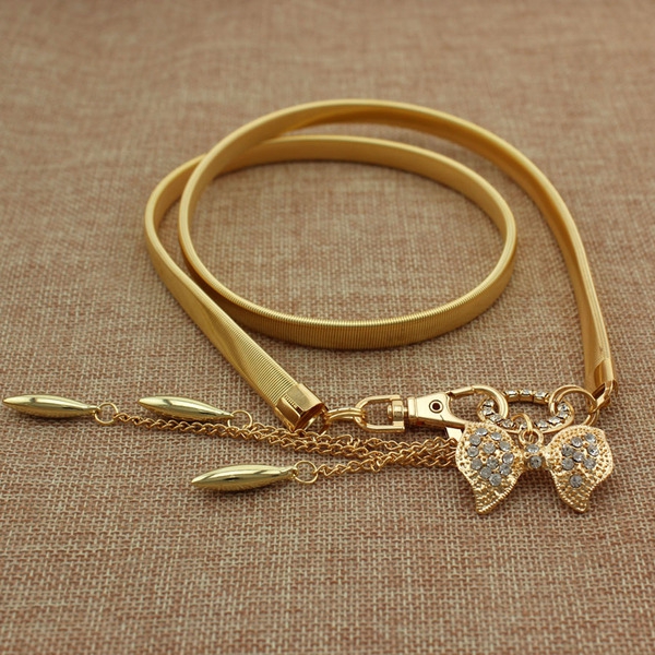 Дамски колани в златист и сребрист цвят - 18 модела