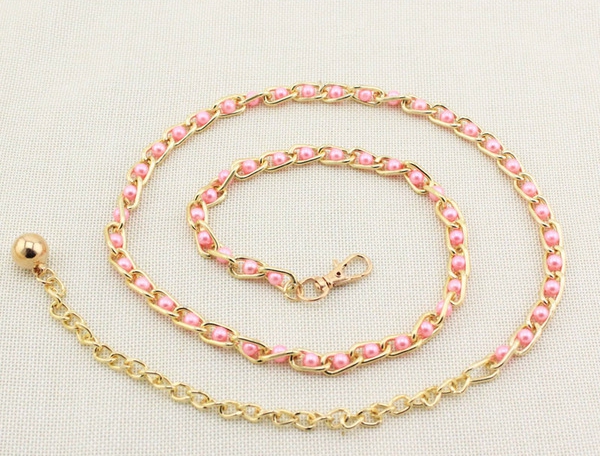 Тънък дамски колан в различни цветове - 14 модела