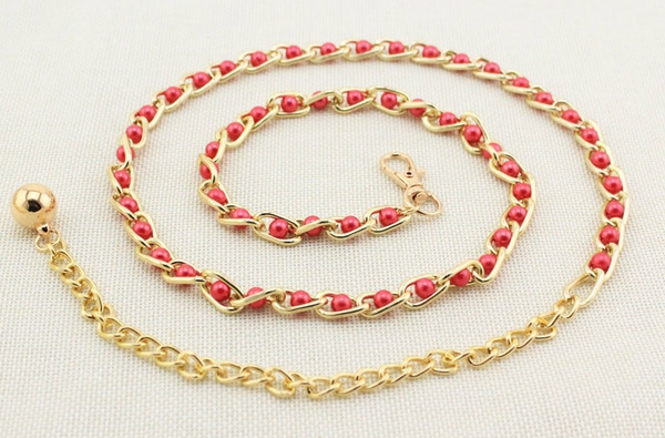 Тънък дамски колан в различни цветове - 14 модела