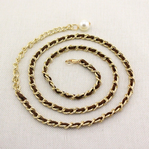 Тънък дамски колан в различни цветове - 14 модела