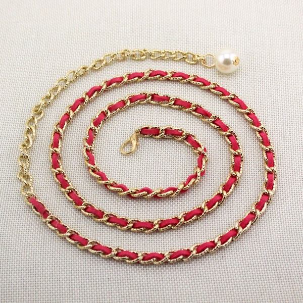 Тънък дамски колан в различни цветове - 14 модела