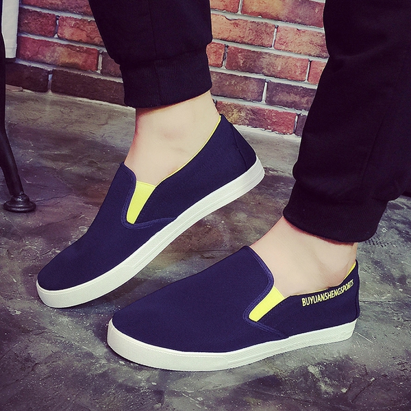 Мъжки платнени обувки за джогинг и бягане - 3 модела - черни, сини, сиви