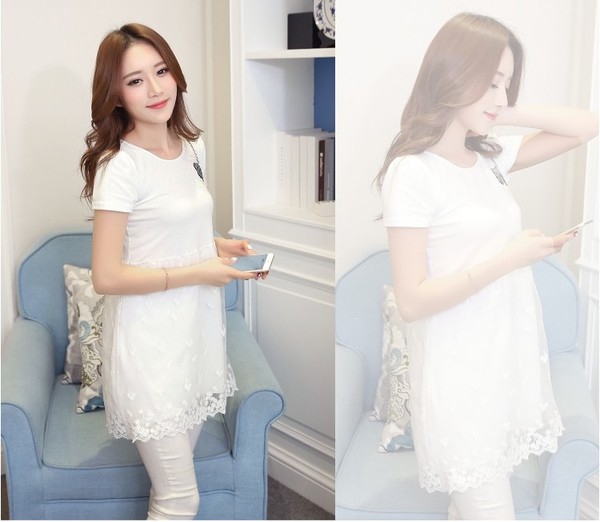 Χιτώνας για τις έγκυες γυναίκες σε τρία χρώματα.