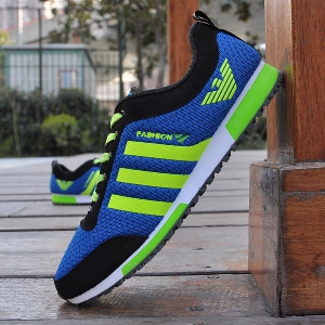 Мъжки обувки за ежедневие, лек спорт и тичане - сини, зелени и черни