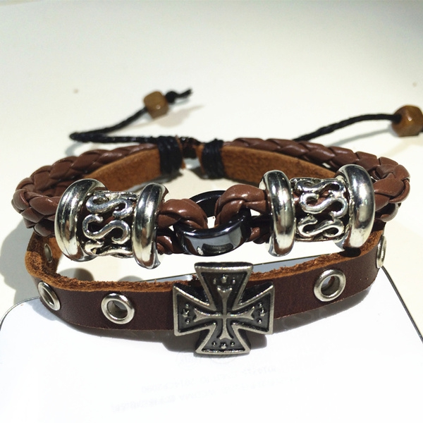 Ανδρικά βραχιόλια σε διάφορα χρώματα - 19 μοντέλα