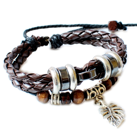 Ανδρικά βραχιόλια σε διάφορα χρώματα - 19 μοντέλα