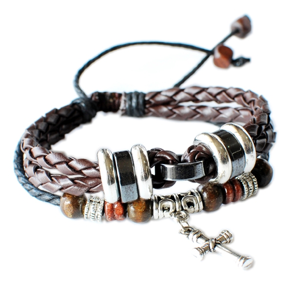 Ανδρικά βραχιόλια σε διάφορα χρώματα - 19 μοντέλα