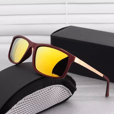 Мъжки слънчеви очила с огледални отблясъци в различни цветове