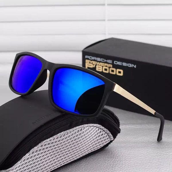 Мъжки слънчеви очила с огледални отблясъци в различни цветове