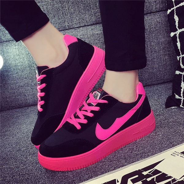 Дамски обувки подходящи за ежедневие и джогинг - розови, бели, черни