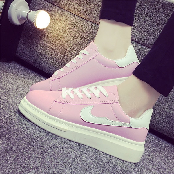 Дамски обувки подходящи за ежедневие и джогинг - розови, бели, черни