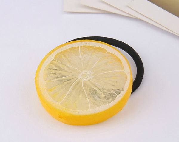 Ластици за коса в формата на ябълка,киви,яйце,диня,лимон и други - 9 модела