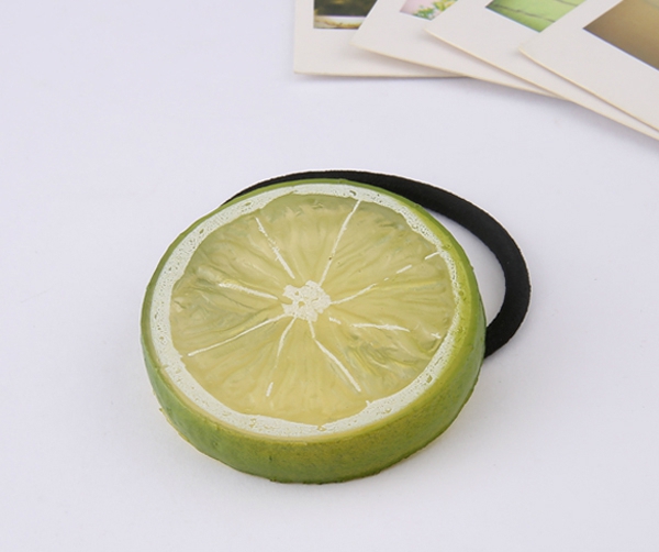 Ластици за коса в формата на ябълка,киви,яйце,диня,лимон и други - 9 модела