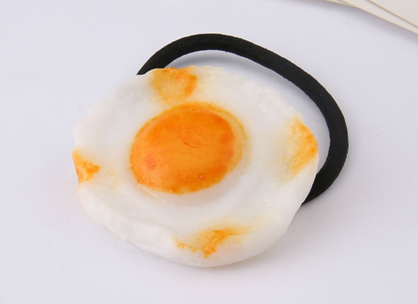 Ластици за коса в формата на ябълка,киви,яйце,диня,лимон и други - 9 модела