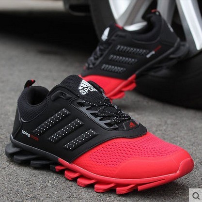 Мъжки спортни мрежести обувки за бягане - 4 модела - черен, зелен, син, червен цвят 