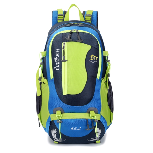 Цветни мъжки и дамски раници за катерене и алпинизъм 45 L  - 3 модела 
