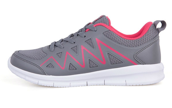 Дамски обувки за бягане - 4 модела - сиви, розови, черни