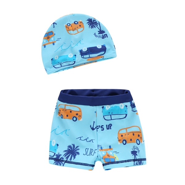 Детски бански с плажна шанка за момчета