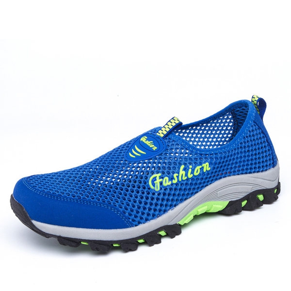 Мрежести дишащи туристически обувки за мъже и жени - 20 топ летни модела - сини, розови, сиви