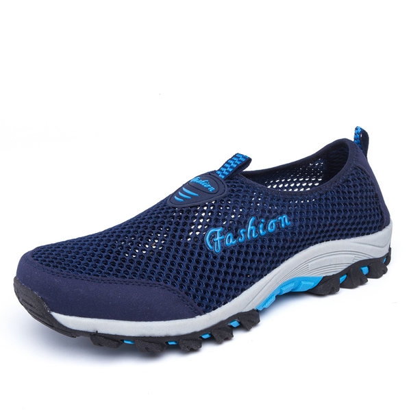 Мрежести дишащи туристически обувки за мъже и жени - 20 топ летни модела - сини, розови, сиви