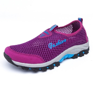 Мрежести дишащи туристически обувки за мъже и жени - 20 топ летни модела - сини, розови, сиви