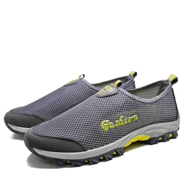 Мрежести дишащи туристически обувки за мъже и жени - 20 топ летни модела - сини, розови, сиви