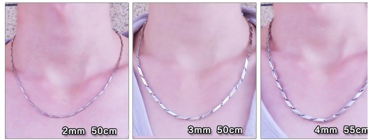 Ανδρική αλυσίδα σε ασημί χρώμα - 1 μοντέλο