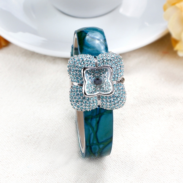 Γυναικεία Crystal Ρολόγια 4 χρώματα