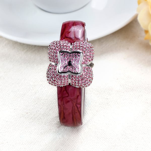 Γυναικεία Crystal Ρολόγια 4 χρώματα