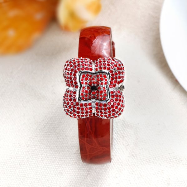 Γυναικεία Crystal Ρολόγια 4 χρώματα