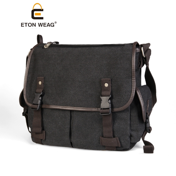 Γυναικείες και ανδρικές τσάντες  σε μαύρο και καφέ χρώμα - 30x35x12cm